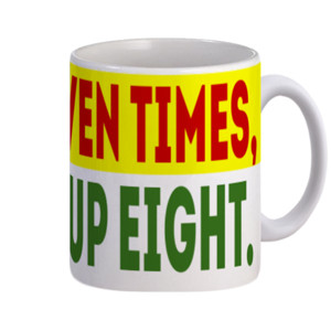 Mug Fall 7 x, stand up  8