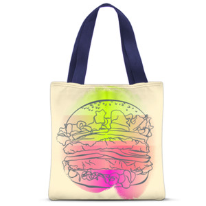 Tas Tote Fullprint Burger