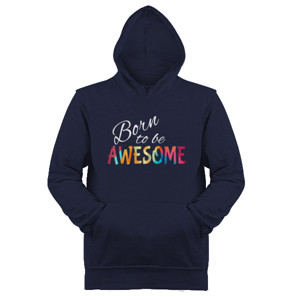 Jaket Hoodie Born to be AWESOME