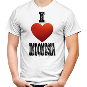Kaos I LOVE INDONESIA