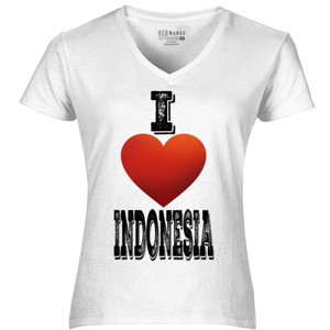 Kaos I LOVE INDONESIA 