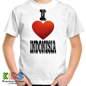 Kaos I LOVE INDONESIA 