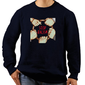 Jaket Sweater stop racism