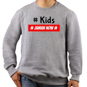 Jaket Sweater kids jaman now
