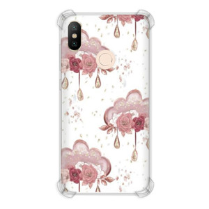 Casing HP Pink Glitter Cloud