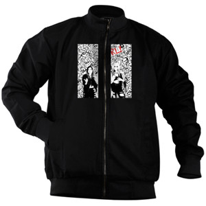 Jaket Bomber Kaos Damage CTRL x Paramore
