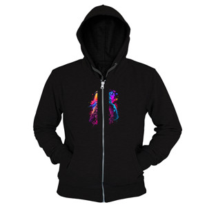 Hoodie Zipper Astronot