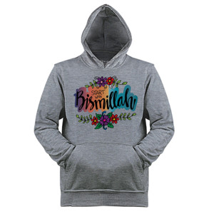 Jaket Hoodie Start with Bismillah 
