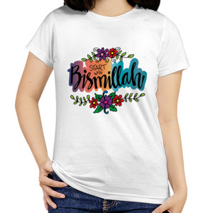 Kaos Start with Bismillah 