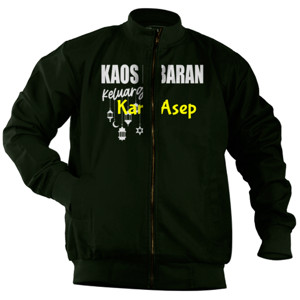Jaket Bomber Kaos Lebaran Keluarga Customized 