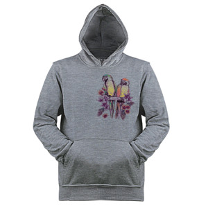 Jaket Hoodie Parrots Bird