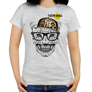 Kaos Tiger Nerd Skull 