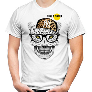 Kaos Tiger Nerd Skull