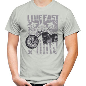 Kaos Moto Live Fast