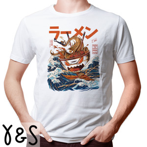 Kaos Jepang Ramen Monster