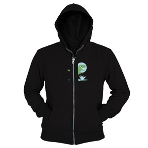 Hoodie Zipper T-rex