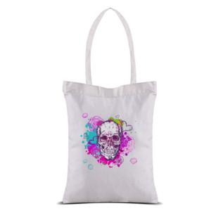 Tas Tote Skull Abstrack