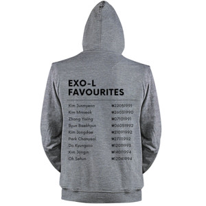 Jaket Hoodie EXO1 | EXO-L Favourites List
