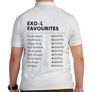 Kaos Polo EXO1 | EXO-L Favourites List