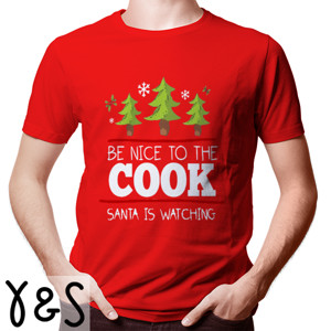 Kaos Be Nice To The Cook Santa Is Watching Christmas 1