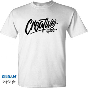 Kaos creative vibes (white)