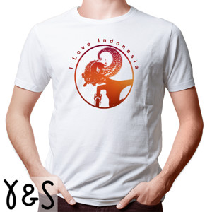 Kaos I Love Indonesia