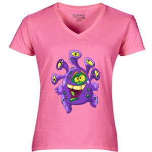 Kaos Monster Funny Purple