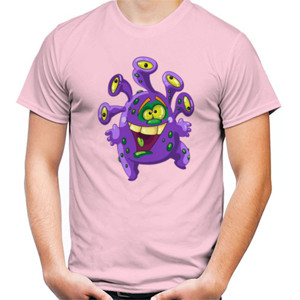 Kaos Monster Funny Purple