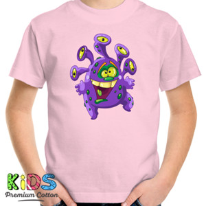 Kaos Monster Funny Purple