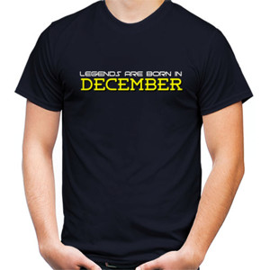 Kaos LEGENDS ARE BORN IN DESEMBER