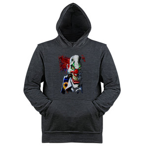 Jaket Hoodie Kaos What a scary clown