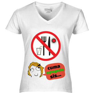 Kaos Cuma Ngingetin Ini Bulan Ramadan