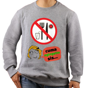 Jaket Sweater Cuma Ngingetin Ini Bulan Ramadan