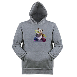 Jaket Hoodie Funny Panda Eating Bamboo - Kaos Panda Keren