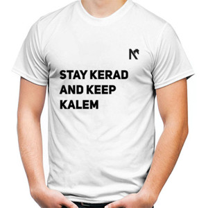 Kaos Stay Kerad (putih)