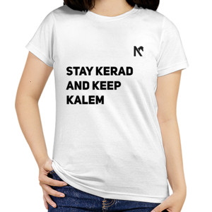 Kaos Stay Kerad (putih)