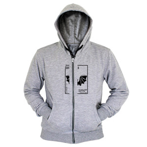 Hoodie Zipper Bat gundala seta