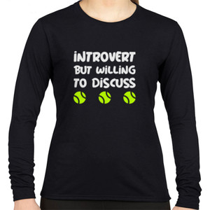 Kaos Introvert love tennis