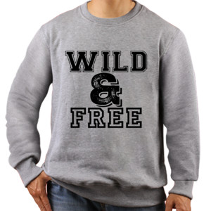 Jaket Sweater Wild & Free - Kaos,Casing,Mug