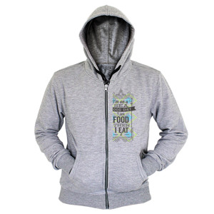 Hoodie Zipper Diet Food