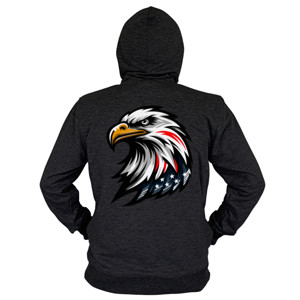 Hoodie Zipper American Eagle Drip