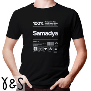 Kaos Samadya - 100% bersyukur