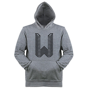 Jaket Hoodie Logo huruf W gamer