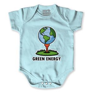 Baby Jumper Golf and Earth Day is Green Energy in April