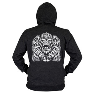 Hoodie Zipper Premium - Monster Gorila #005