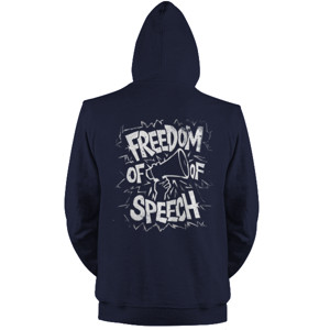 Jaket Hoodie Freedom of Speech Andeska