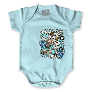 Baby Jumper Cow Blue