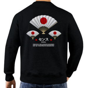 Jaket Sweater sensu - kipas jepang