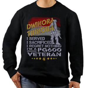 Jaket Sweater  SWEATSHIRTS VETERAN pejuang TRIKORA dan DWIKORA