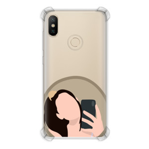 Casing HP girl in mirror